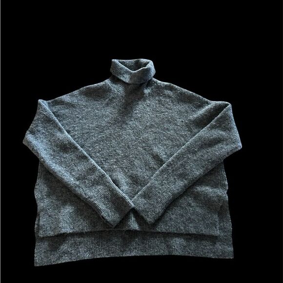 ALL SAINTS Wool Blend Grey Turtle neck Sweater, Size Medium, NWOT - Display item - Picture 4 of 12